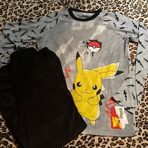 New with tags pokemon pjs boys 14/16